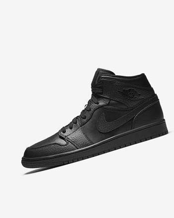 Nike Air Jordan 1 Mid Negros Negros Negros | MX 4887